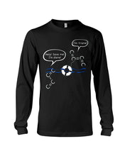 Load image into Gallery viewer, Chemist Help Save I'm Diene - I'm Triene Custom Gift For Friends Who Study Chemistry Unisex Long Sleeve