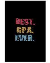 Load image into Gallery viewer, Best Gpa Ever Colorful Abstract Words Personalized Name Gifts Vertical Poster