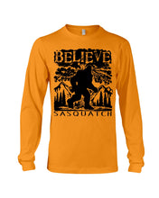 Load image into Gallery viewer, Bigfoot Believe Sasquatch Custom Design For Friends Unisex Long Sleeve