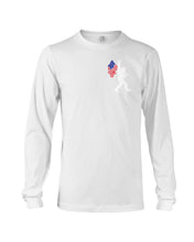 Load image into Gallery viewer, Bigfoot Flag Usa Two-Sided Custom Design Gift For Friends Unisex Long Sleeve