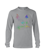 Load image into Gallery viewer, Colorful Cat Heart Custom Design Gift For Cat Lovers Unisex Long Sleeve