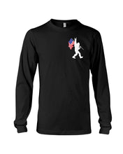 Load image into Gallery viewer, Bigfoot Flag Usa Two-Sided Custom Design Gift For Friends Unisex Long Sleeve