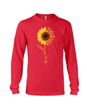 Load image into Gallery viewer, Be Here Tomorrow Sunflower Spina Bifida Awareness Unisex Long Sleeve