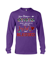 Load image into Gallery viewer, Being A Grandma Makes Me Joyful And Blessed Trending For Family Unisex Long Sleeve