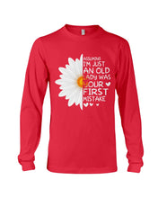 Load image into Gallery viewer, Assuming I'm Just An Old Lady Was Your First Mistake Gift For Flower Lovers Unisex Long Sleeve