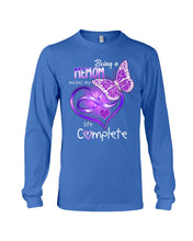 Load image into Gallery viewer, Being A Memom Makes My Life Complete Personalized Name Gifts Unisex Long Sleeve