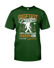 Load image into Gallery viewer, Bigfoot Grandma - Like A Regular Grandpa But Way More Squatchy Custom Design Guys Tee