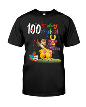 Load image into Gallery viewer, 100Th Day Of School Funny Llama And Owl Gifts For Students Guys Tee