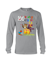 Load image into Gallery viewer, 100Th Day Of School Funny Llama And Owl Gifts For Students Unisex Long Sleeve