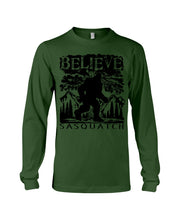 Load image into Gallery viewer, Bigfoot Believe Sasquatch Custom Design For Friends Unisex Long Sleeve