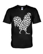 Load image into Gallery viewer, Chicken Irish Clover For St. Patrick's Day Guys V-Neck