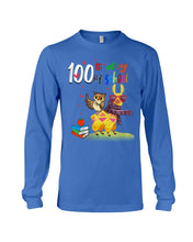 Load image into Gallery viewer, 100Th Day Of School Funny Llama And Owl Gifts For Students Unisex Long Sleeve