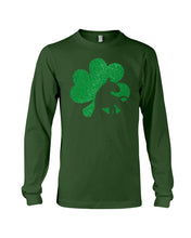 Load image into Gallery viewer, Bull Terrier Clover St Patrick's Day For Dog Lovers Unisex Long Sleeve
