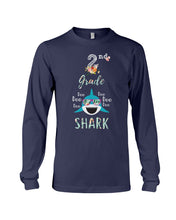 Load image into Gallery viewer, 2Nd Grade Doo Doo Shark Anniversary Gift Unisex Long Sleeve