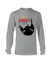 Load image into Gallery viewer, Best Buddy Ever Colorful Words Abstract Personalized Name Gifts Unisex Long Sleeve