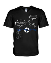 Load image into Gallery viewer, Chemist Help Save I'm Diene - I'm Triene Custom Gift For Friends Who Study Chemistry Guys V-Neck