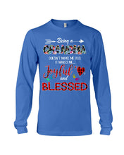 Load image into Gallery viewer, Being A Grandma Makes Me Joyful And Blessed Trending For Family Unisex Long Sleeve