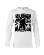 Load image into Gallery viewer, Bigfoot Believe Sasquatch Custom Design For Friends Unisex Long Sleeve