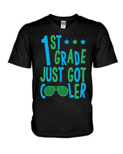 Load image into Gallery viewer, 1St Grade Just Got Cooler Cutest Glasses Guys V-Neck