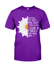 Load image into Gallery viewer, Assuming I'm Just An Old Lady Was Your First Mistake Gift For Flower Lovers Guys Tee