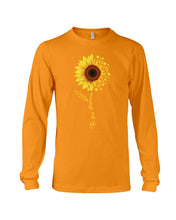 Load image into Gallery viewer, Be Here Tomorrow Sunflower Spina Bifida Awareness Unisex Long Sleeve