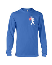 Load image into Gallery viewer, Bigfoot Flag Usa Two-Sided Custom Design Gift For Friends Unisex Long Sleeve