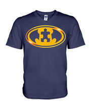 Load image into Gallery viewer, Autism Love Simple Custom Design Gift Guys V-Neck