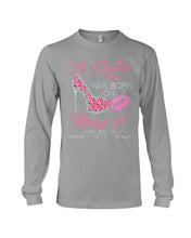 Load image into Gallery viewer, A Queen Was Born In May 26Th Birthday Gift Unisex Long Sleeve