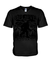 Load image into Gallery viewer, Bigfoot Believe Sasquatch Custom Design For Friends Guys V-Neck