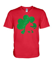 Load image into Gallery viewer, Bull Terrier Clover St Patrick's Day For Dog Lovers Guys V-Neck