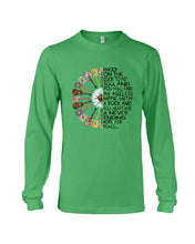 Load image into Gallery viewer, A Never Ending Hope For Peace Guitar Hippie Design Limited Edition Unisex Long Sleeve