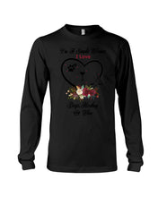 Load image into Gallery viewer, A Simple Woman Loves Dog Hockey And Wine Custom Design Unisex Long Sleeve