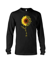 Load image into Gallery viewer, Be Here Tomorrow Sunflower Spina Bifida Awareness Unisex Long Sleeve