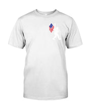 Load image into Gallery viewer, Bigfoot Flag Usa Two-Sided Custom Design Gift For Friends Guys Tee