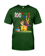 Load image into Gallery viewer, 100Th Day Of School Funny Llama And Owl Gifts For Students Guys Tee