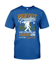 Load image into Gallery viewer, Bigfoot Grandma - Like A Regular Grandpa But Way More Squatchy Custom Design Guys Tee