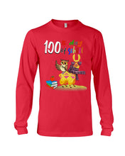 Load image into Gallery viewer, 100Th Day Of School Funny Llama And Owl Gifts For Students Unisex Long Sleeve