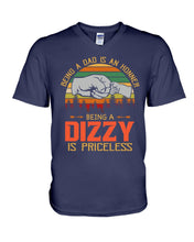Load image into Gallery viewer, Being A Dad Is An Honner Being A Dizzy Is Priceless Custom Design Guys V-Neck