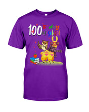 Load image into Gallery viewer, 100Th Day Of School Funny Llama And Owl Gifts For Students Guys Tee