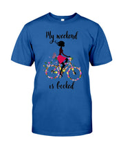 Load image into Gallery viewer, A Beautiful Girl -My Weekend Is Booked Custom Design Guys Tee