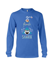 Load image into Gallery viewer, 2Nd Grade Doo Doo Shark Anniversary Gift Unisex Long Sleeve