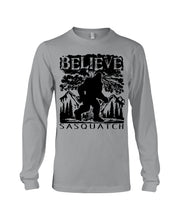 Load image into Gallery viewer, Bigfoot Believe Sasquatch Custom Design For Friends Unisex Long Sleeve