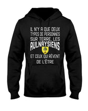 Load image into Gallery viewer, A Que Deux Types De Personnes Sur Terre Les Aulnay-Sous-Bois Emblem Hoodie
