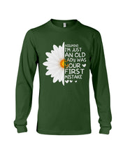 Load image into Gallery viewer, Assuming I&#39;m Just An Old Lady Was Your First Mistake Gift For Flower Lovers Unisex Long Sleeve
