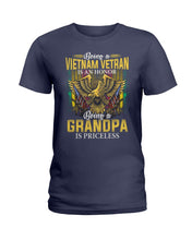 Load image into Gallery viewer, Being A Vietnam Veteran Is An Honor Grandpa Gifts Ladies Tee
