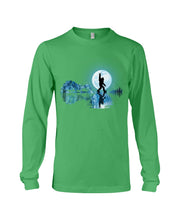 Load image into Gallery viewer, Bigfoot Guitar And Lake  Meaningful Gifts For Bigfoot Lovers Unisex Long Sleeve
