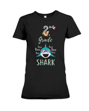 Load image into Gallery viewer, 2Nd Grade Doo Doo Shark Anniversary Gift Ladies Tee
