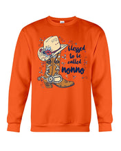 Load image into Gallery viewer, Blessed To Be Called Nonno Cowboy Custom Design Gifts Sweatshirt
