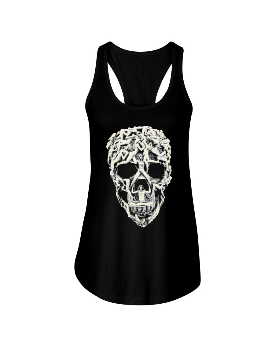 Aphrodite Curse -  Erotic Female Ghosts Skull Ladies Flowy Tank