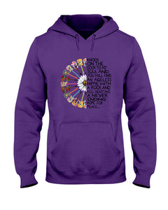 A Never Ending Hope For Peace Guitar Hippie Design Limited Edition Hoodie